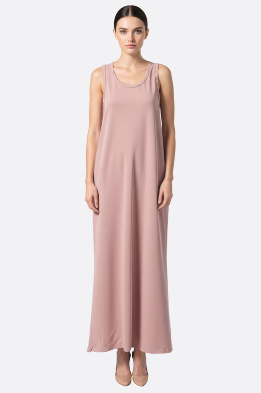 Powder Pink Flowing Maxi Dress
